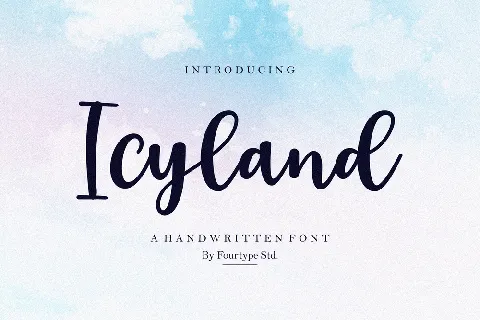 Icyland font