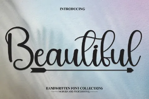 Beautiful Script font