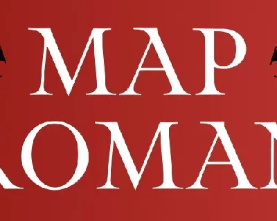 Map Roman Family font