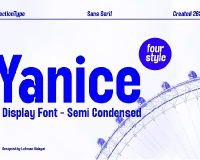 Yanice font