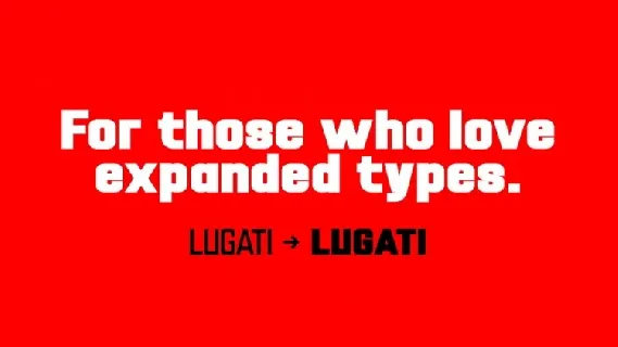 Lugati Family font