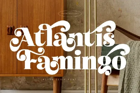 Atlantis Famingo font