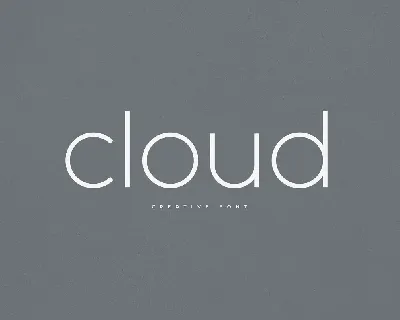 Cloud font