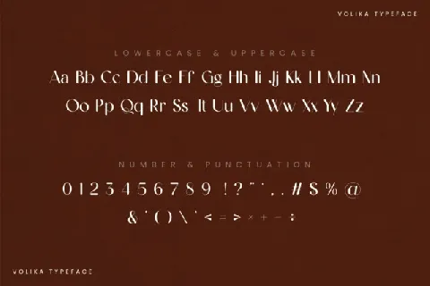 Volika font