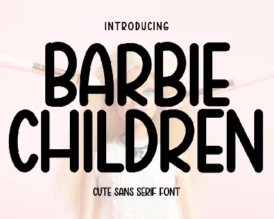 Barbie children font