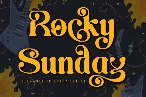 Rocky Sunday-Personal use font