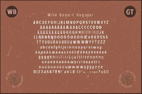 Wild Bandit font