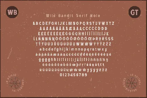 Wild Bandit font