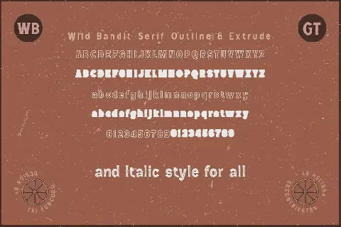 Wild Bandit font