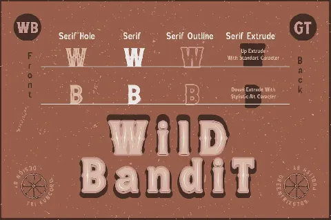 Wild Bandit font