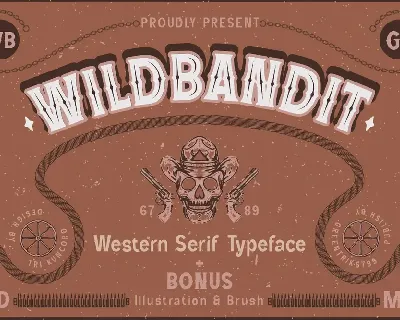 Wild Bandit font