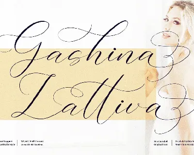 Gashina Lattiva font