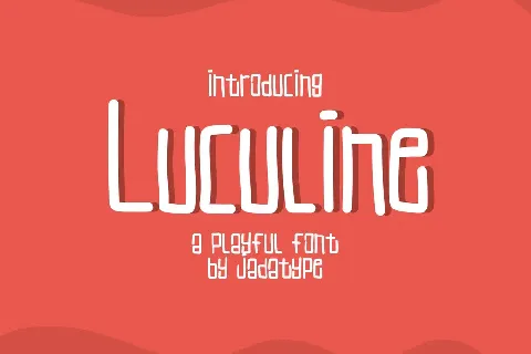 Luculine font