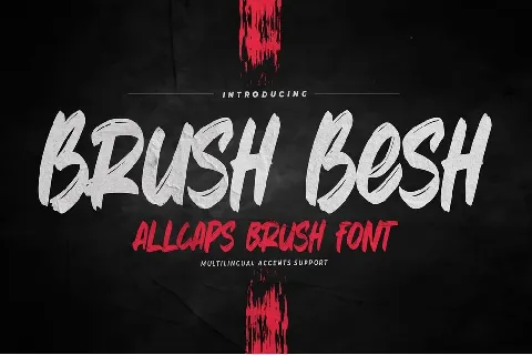 Brush Besh font