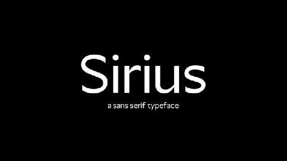 Sirius font