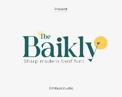 The Baikly font