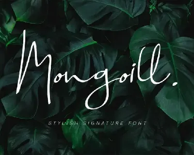 Mongoill Handwritten font