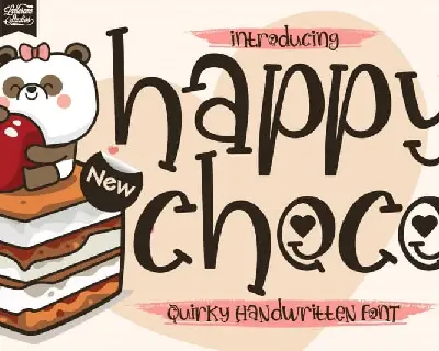 Happy Choco Display font