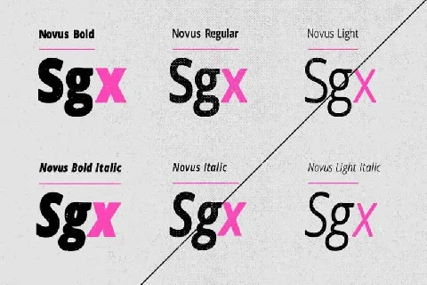 Novus Sans Family font