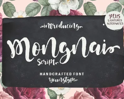 Mongnai Script font