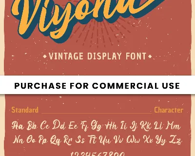 Viyona - Personal Use font