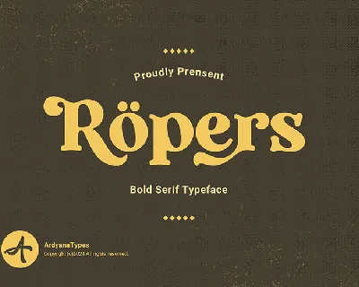 Ropers font