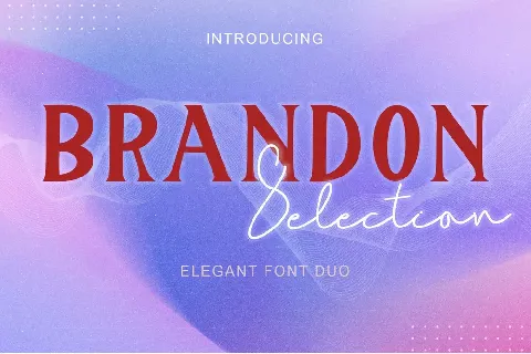 Brandon Selection font