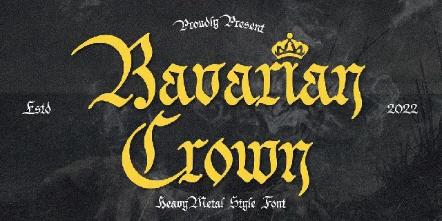 Bavarian Crown font