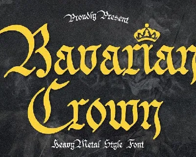 Bavarian Crown font