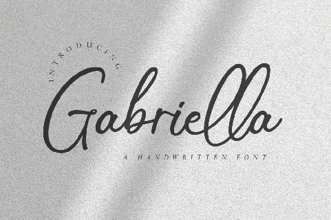 Gabriella Typeface font