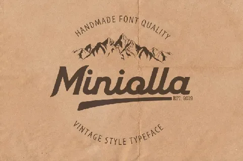 Miniolla font