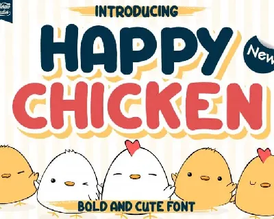 Happy Chicken Display font