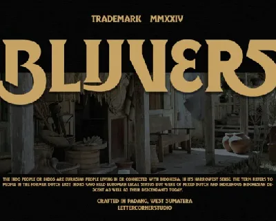 Blijvers font