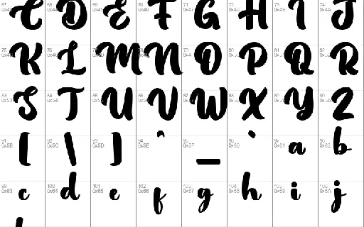 Emboh - Personal use font