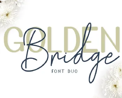 Golden Bridge Duo font