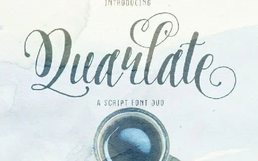 Quarlate Sans & Script font