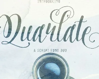 Quarlate Sans & Script font