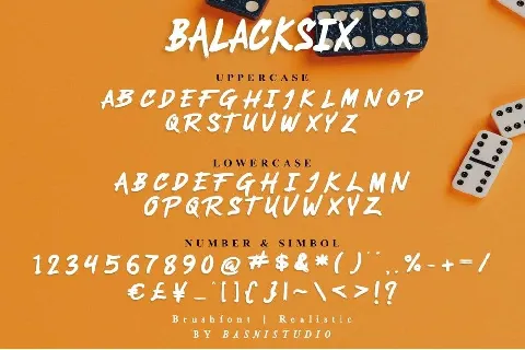Balacksix font