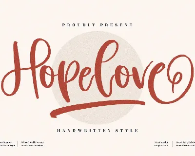 Hopelove font