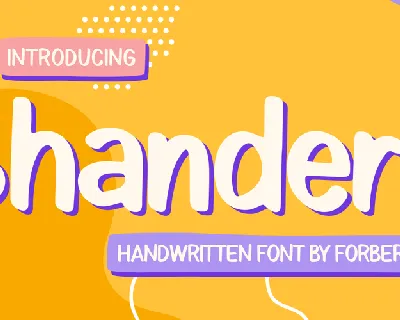 Shandera Demo font