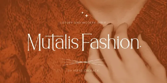 Mutalis Fashion font