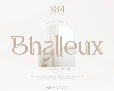 Bhalleux font