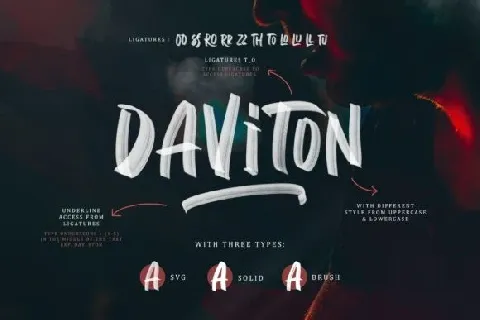 Daviton font