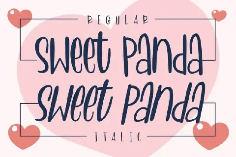 Sweet Panda Display font