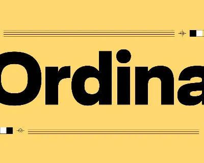 Ordina font