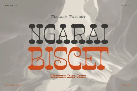 Ngarai Biscet font