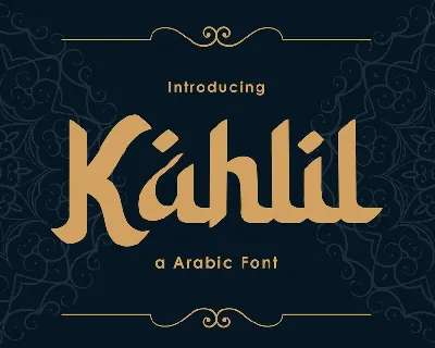 Kahlil font