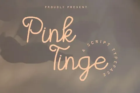 Pink Tinge Demo font