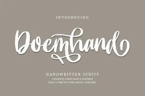 Doemhand font