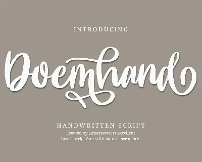 Doemhand font